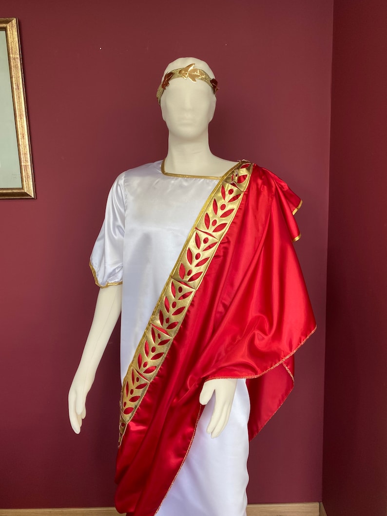 Ancient Roman Men's Outfit Deluxe Toga Costume Caesar Etsy