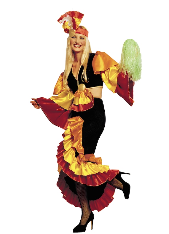 Costume femminile di carnevale brasiliano, sexy samba da donna e costume da  ballerina di Rio, per Halloween, Mardi Gras e Cosplay. Fatto a mano in UE.  -  Italia