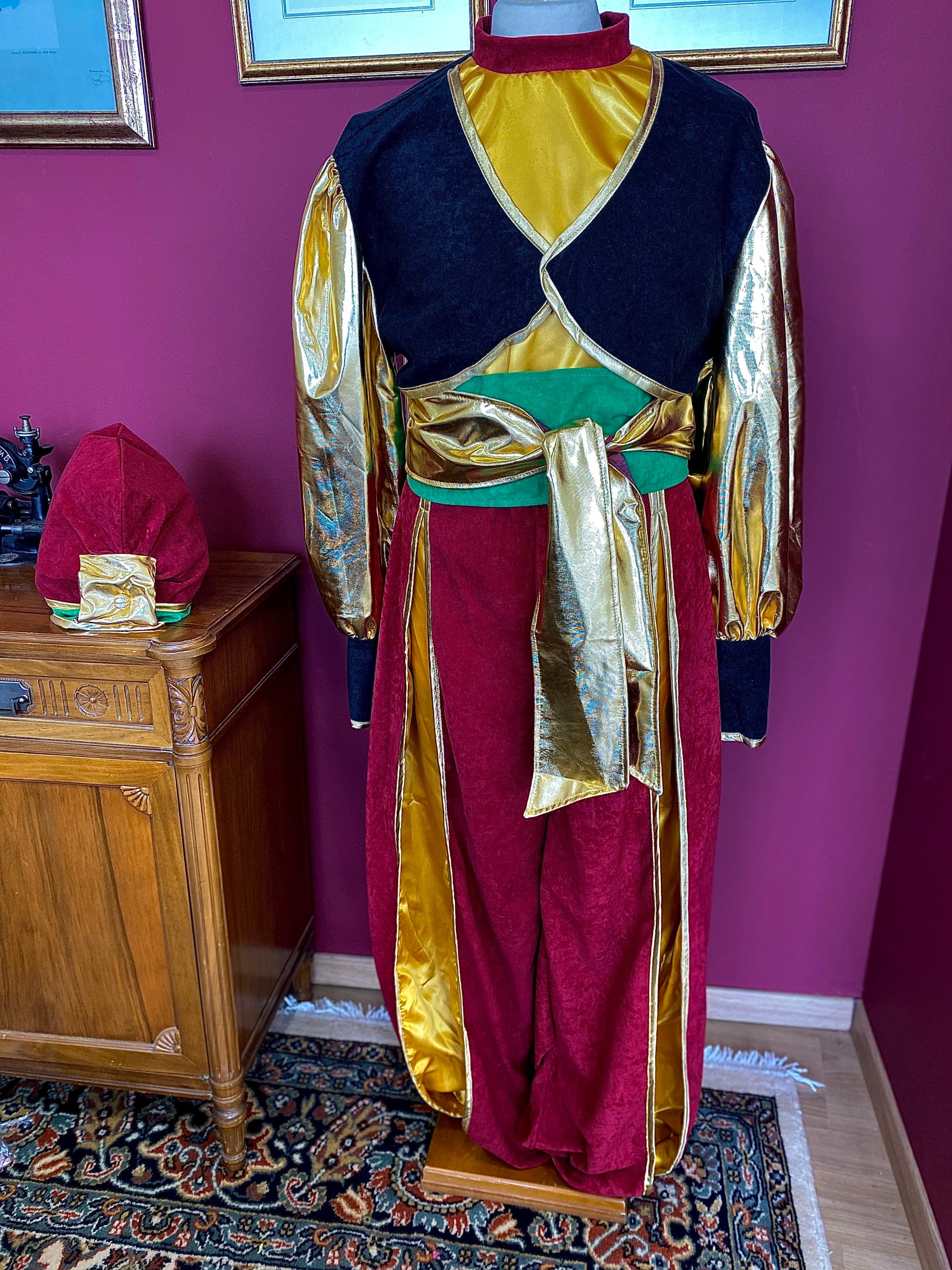 Arab Sultan Men's Costume Arabian Prince 1001 Nights -  Portugal