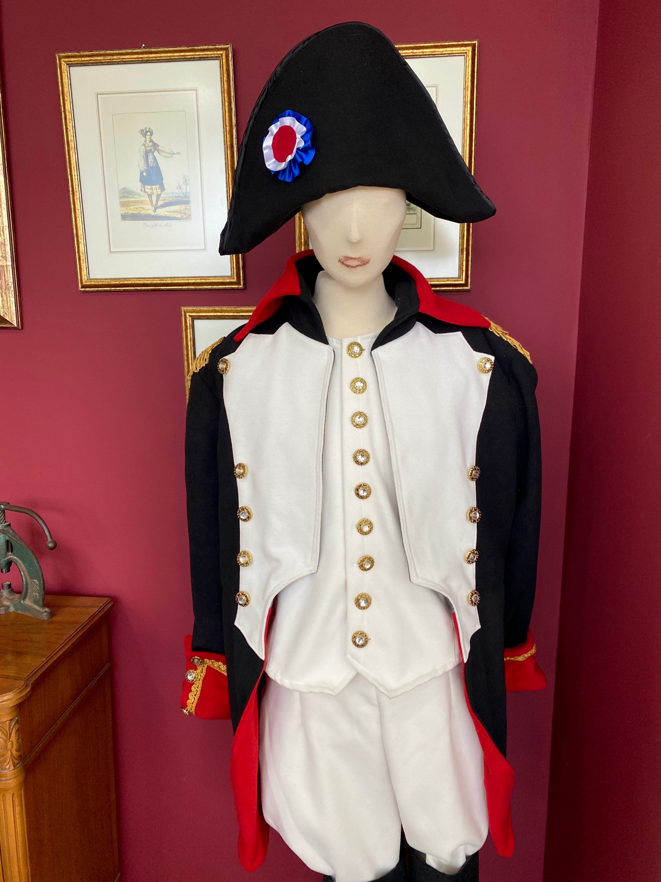 Napoleon Deluxe Wool Costume Handmade Theatrical Quality Etsy UK