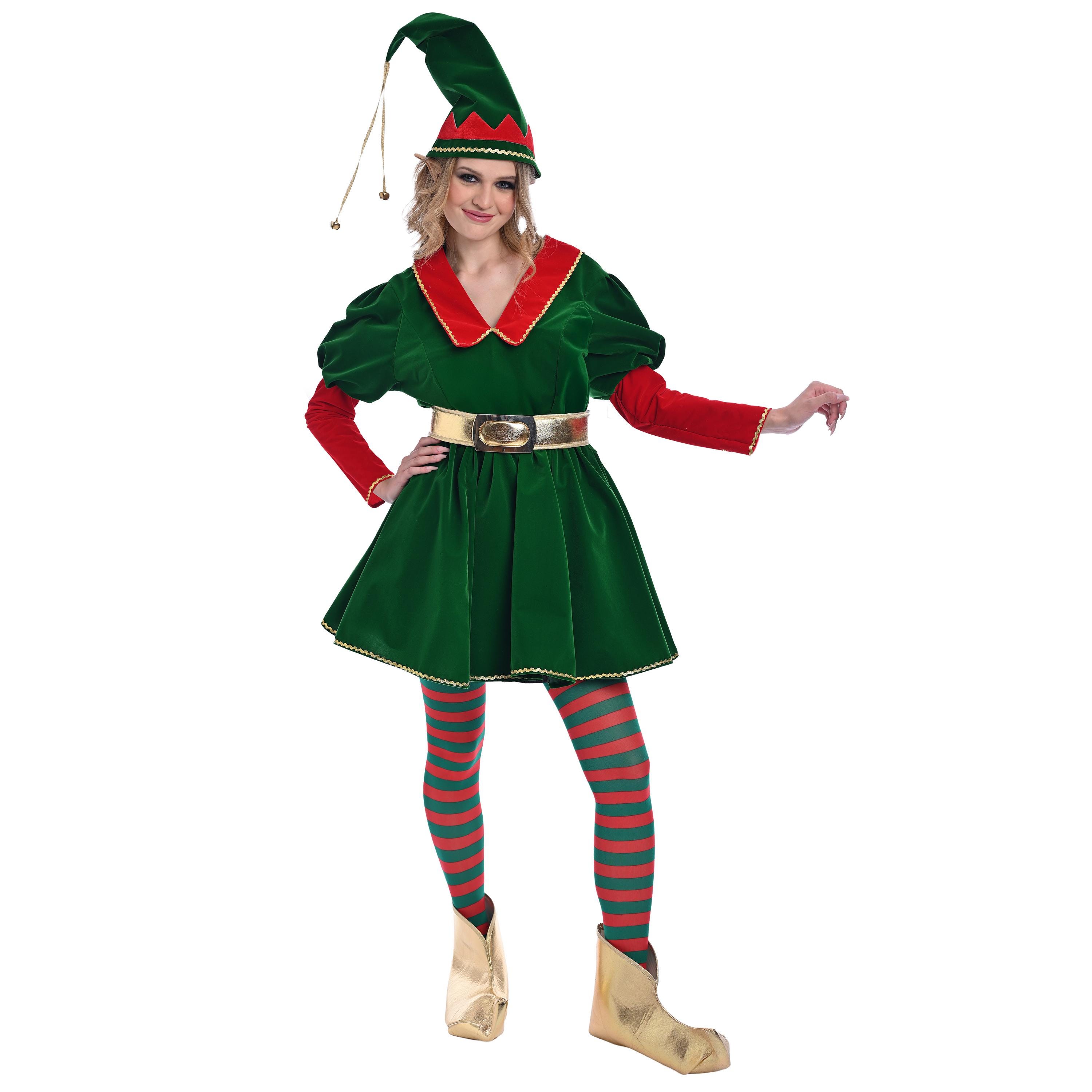 green christmas elf dress Elf Costume Dress Set | Fun&Ugly Xmas Outfits