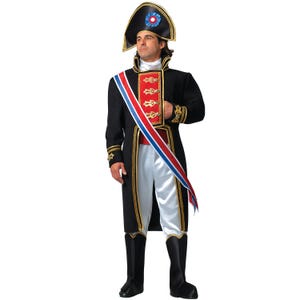 Napoleon Bonaparte Costume for Men, French Military Uniform, Napoleonic Outfit, Cosplay & Halloween Costume Ideas, Deluxe Theatrical Costume