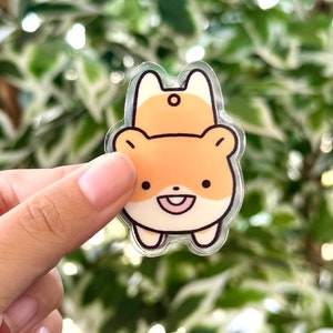 Hamster Acrylic Clip Binder Clip Cute Double Sided Design Acrylic Gift Accessories Chip Organize Office Desk (Removable Film on both sides)