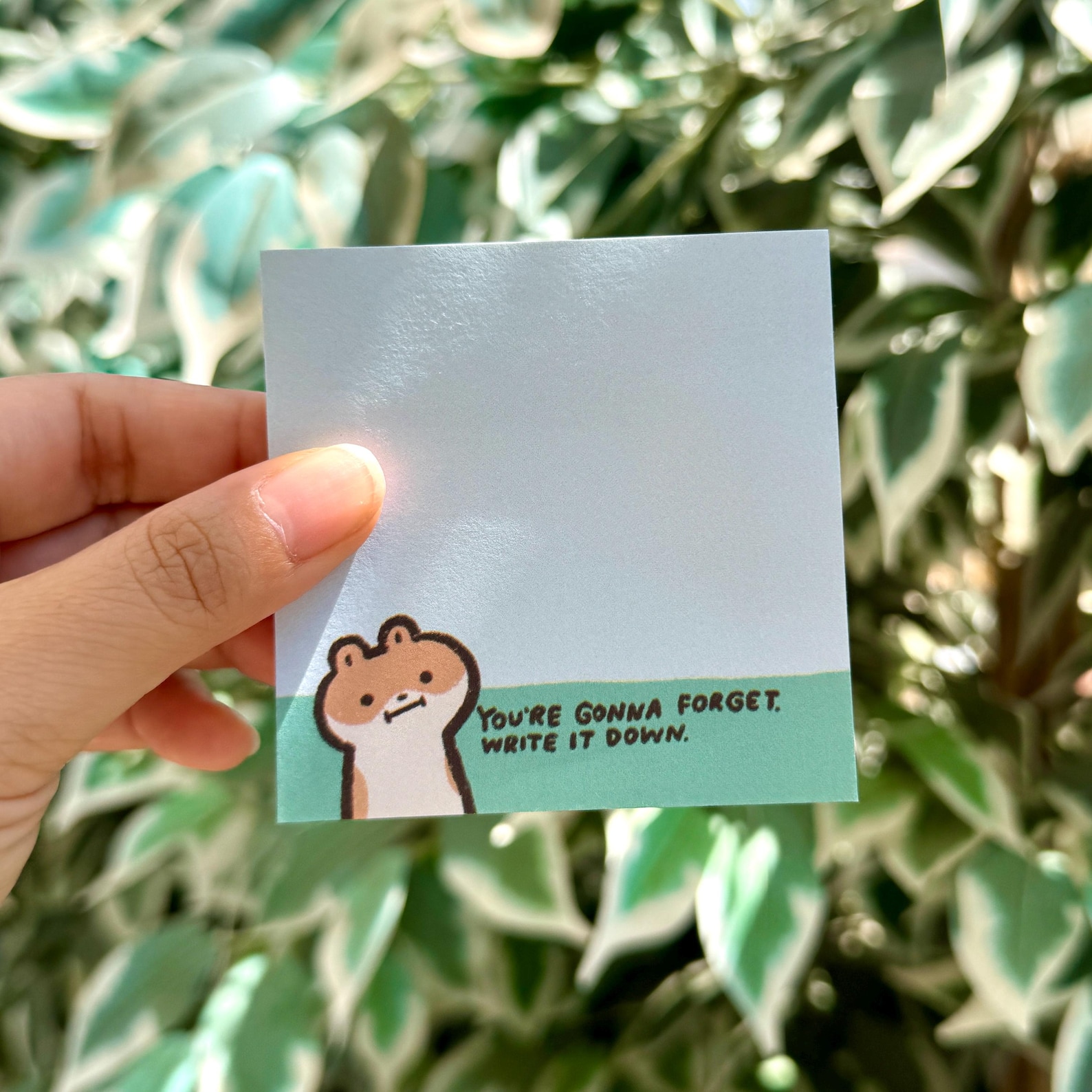 Taking Notes Hamostr Hamster You're Gonna Forget. Write It Down. | Funny Cute Sticky Note ...