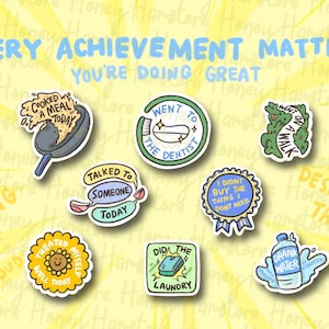Stickers récompenses adultes | Ambiance positive | Étudiant | corvées sarcastiques | Sticker millénaire | Cadeaux pour les moins de 5 ans | Autocollant résistant à l'eau