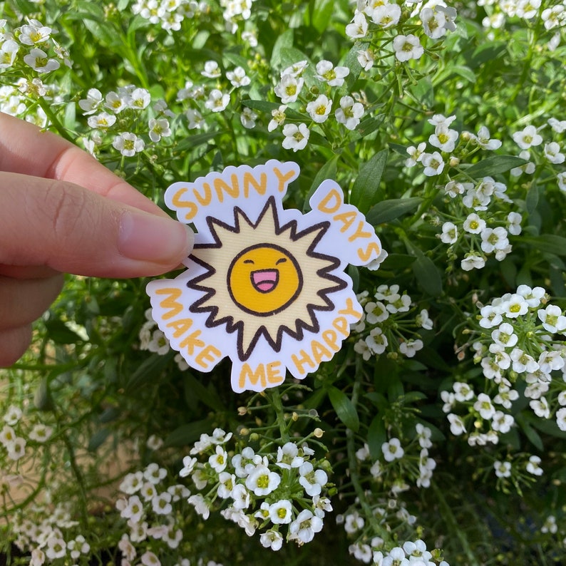 Possitive Sticker Weather Report Sticker | Positive Vibe | College Student | Optimistic ...