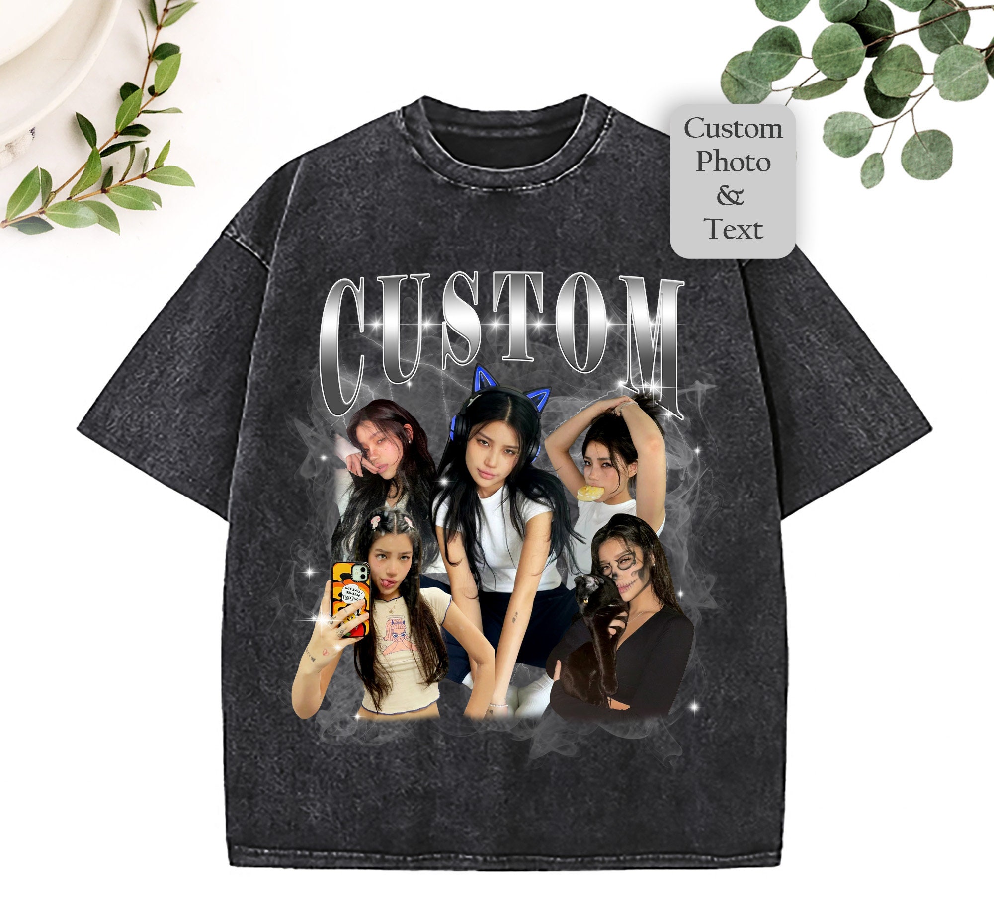 T-shirt Vintage Années 90 Femme - Motif Musical Rétro, Coupe Ample, Manches Courtes - Idée Cadeau Cool