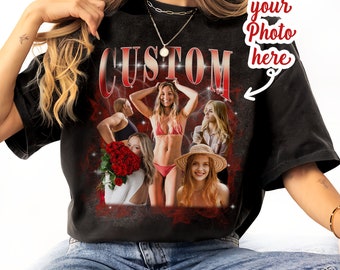 Custom 90s Vintage Bootleg Shirt, Custom Your Own Bootleg Idea Shirt, Custom Your Own Bootleg Tee, Bootleg Rap Tee, Girlfriend Birthday Gift