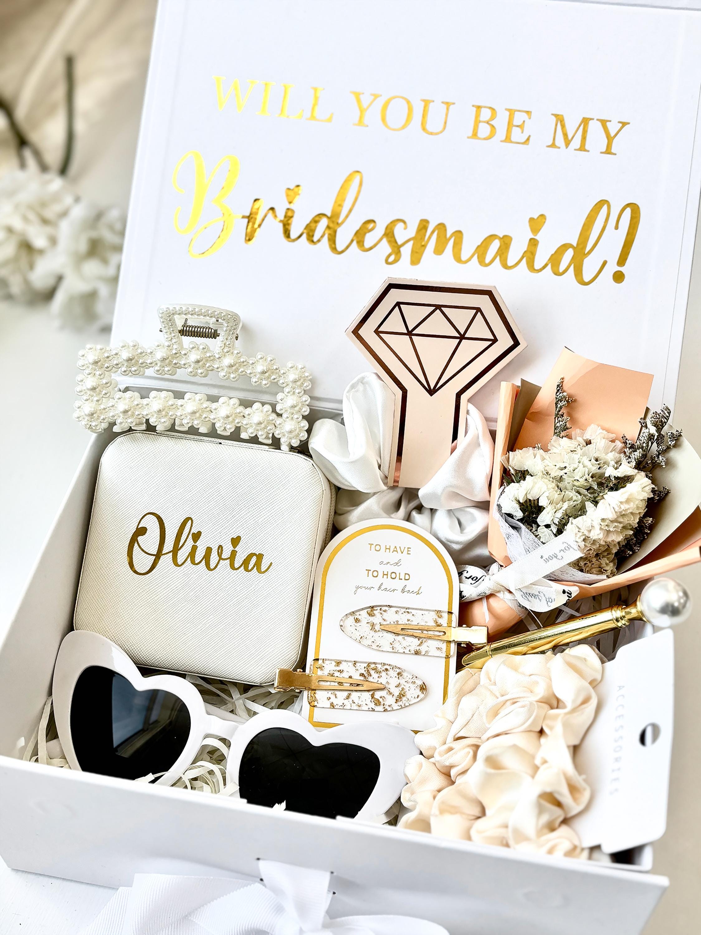 Will You Be My Bridesmaid Proposal Box Set,personalized Bridesmaid Gift ...