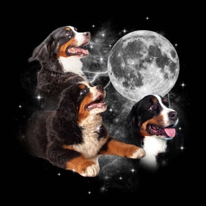 Custom Vintage Dog Shirt,Custom Pet Shirt,Custom Moon Pet Tshirt,Custom Cat Shirt 90's Tee,Funny Tee, Oversized Washed Tee image 4