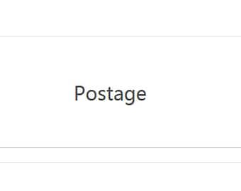 postage