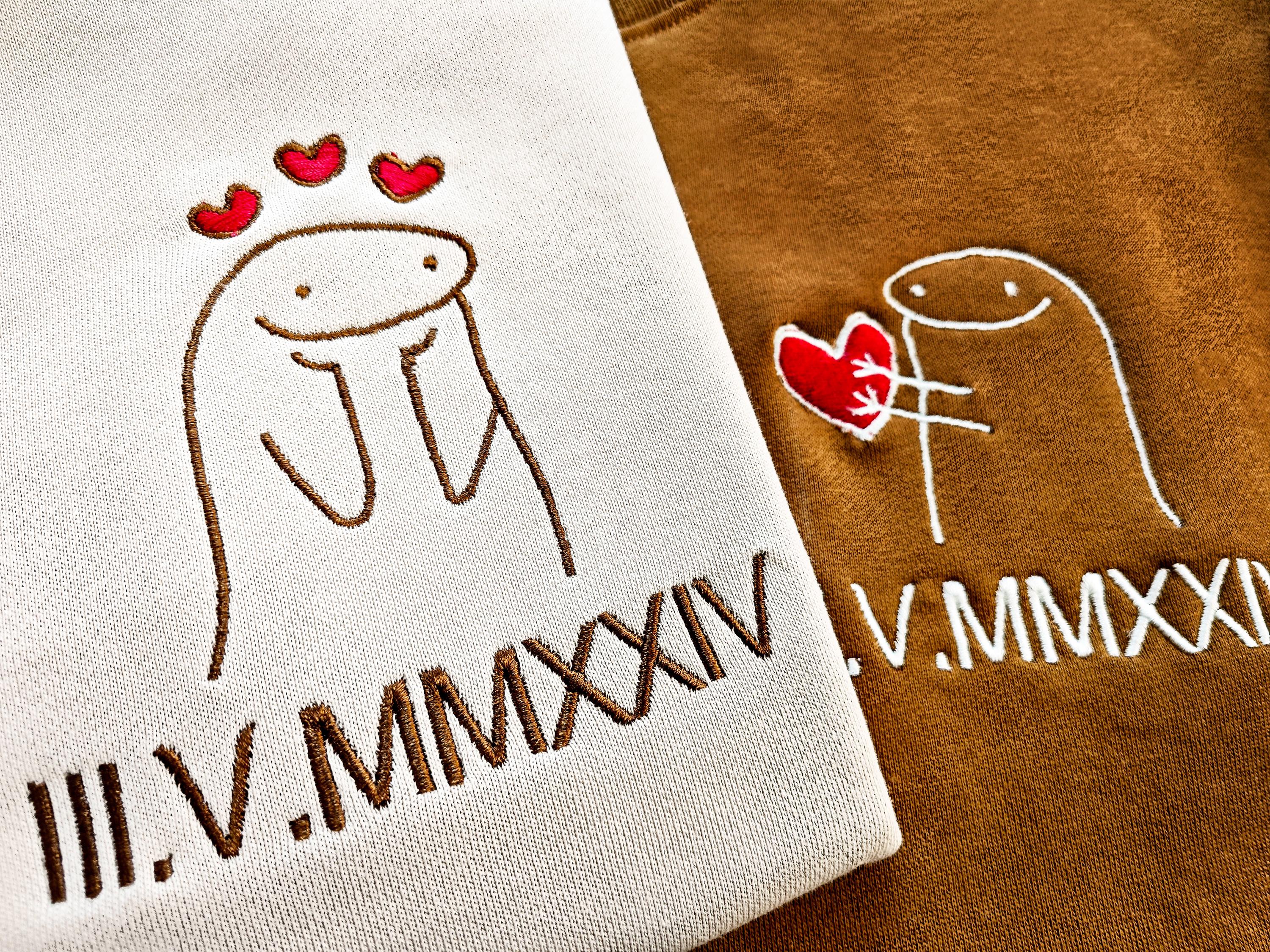 Felpe Con Cappuccio Personalizzate - Ricamate Con Numeri Romani O Volto Animale, Per Coppie - Foto 8