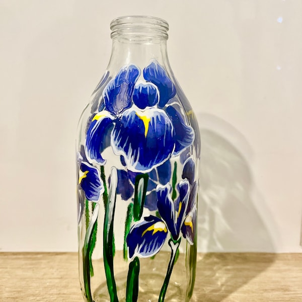 Iris Vase Etsy