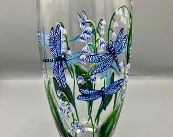 Sasaki Japan Lily of the Valley Lead Crystal Vase - Etsy