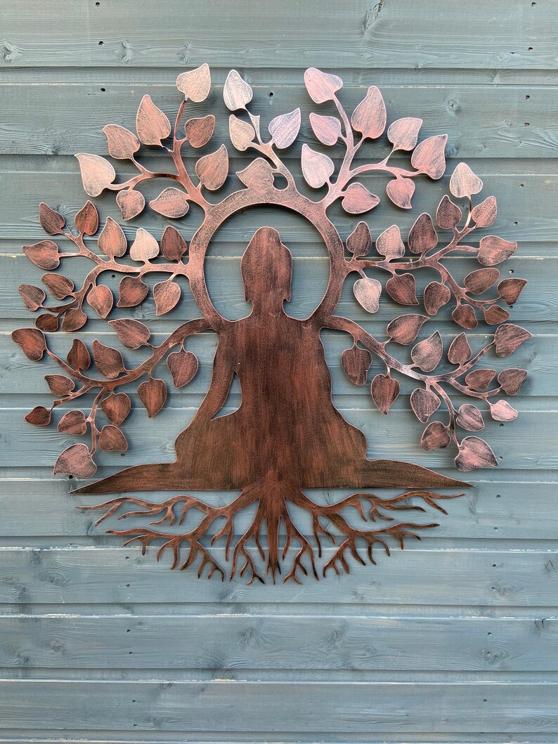 Budha Tree of Life Wall Art Outdoors/ Indoors Etsy UK