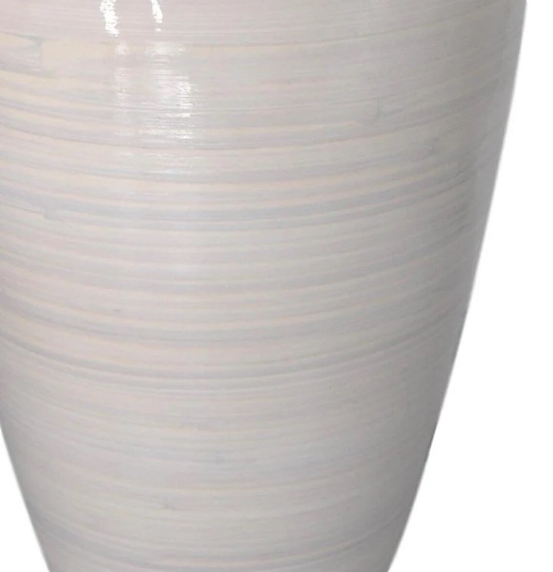 White handmade bamboo vase 90CM tall Floor or table vase Etsy