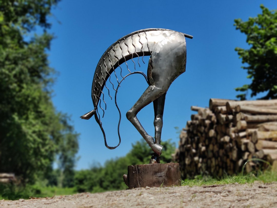 Steel Horse Horse Statue Metal Sculpture Horse Art Etsy Australia