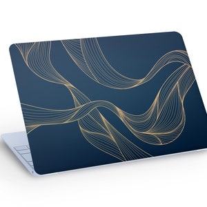 LUXURY Wave LAPTOP SKIN Decal Sticker, Luxury Laptop Skin Decal - Custom Size