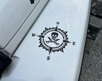 Adesivo Teschio pirata teschio adesivo P2126 – Déco Sticker Store