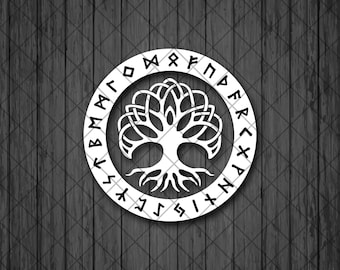 Celtic Tree of Life Vinyl DECAL Sticker, Tree of Life Car Decal, Viking Car Sticker, Viking Truck Decal, Laptop decal, Decal For Offroad Car