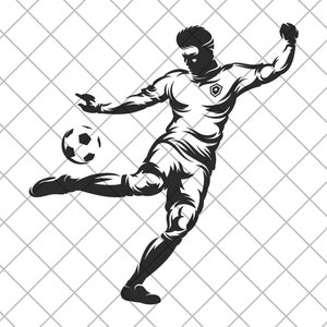Soccer Player Wall Decal, Soccer Player Wall Sticker, Soccer Wall Decor, Football Player Wall decal, Football Wall Decal, Soccer Stricker