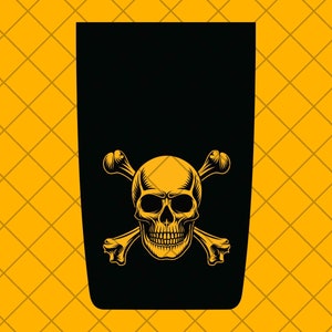 Crossbones SKULL Piraten-Truck-Hauben-Vinyl-Abziehbild-Aufkleber, Schädel-TJ / LJ / Jk / JkU-Hauben-Aufkleber, Crossbones-Schädel-Auto-Haube-Vinyl-Abziehbild-Aufkleber