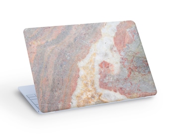 Colorful MARBLE Texture LAPTOP SKIN Decal Sticker, Pink Marble Laptop Skin Decal - Custom Size