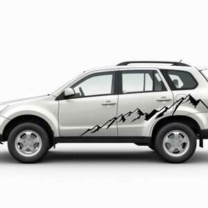 4x4 Off Road Mountains Decal Set For 2009-2018 Ford F-150 F-250 | 5.6" X 16" Vinyl