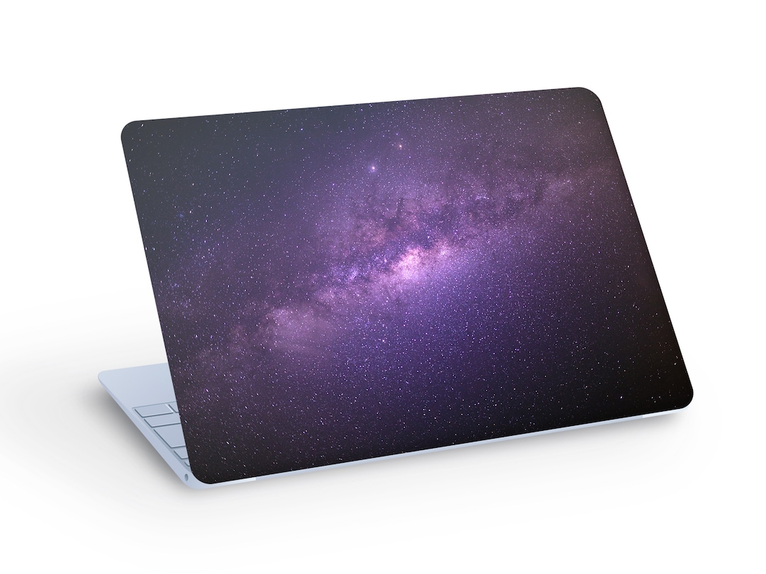 Universal Laptop Skins Wrap for 14 - Colorful Galaxy Space Cat
