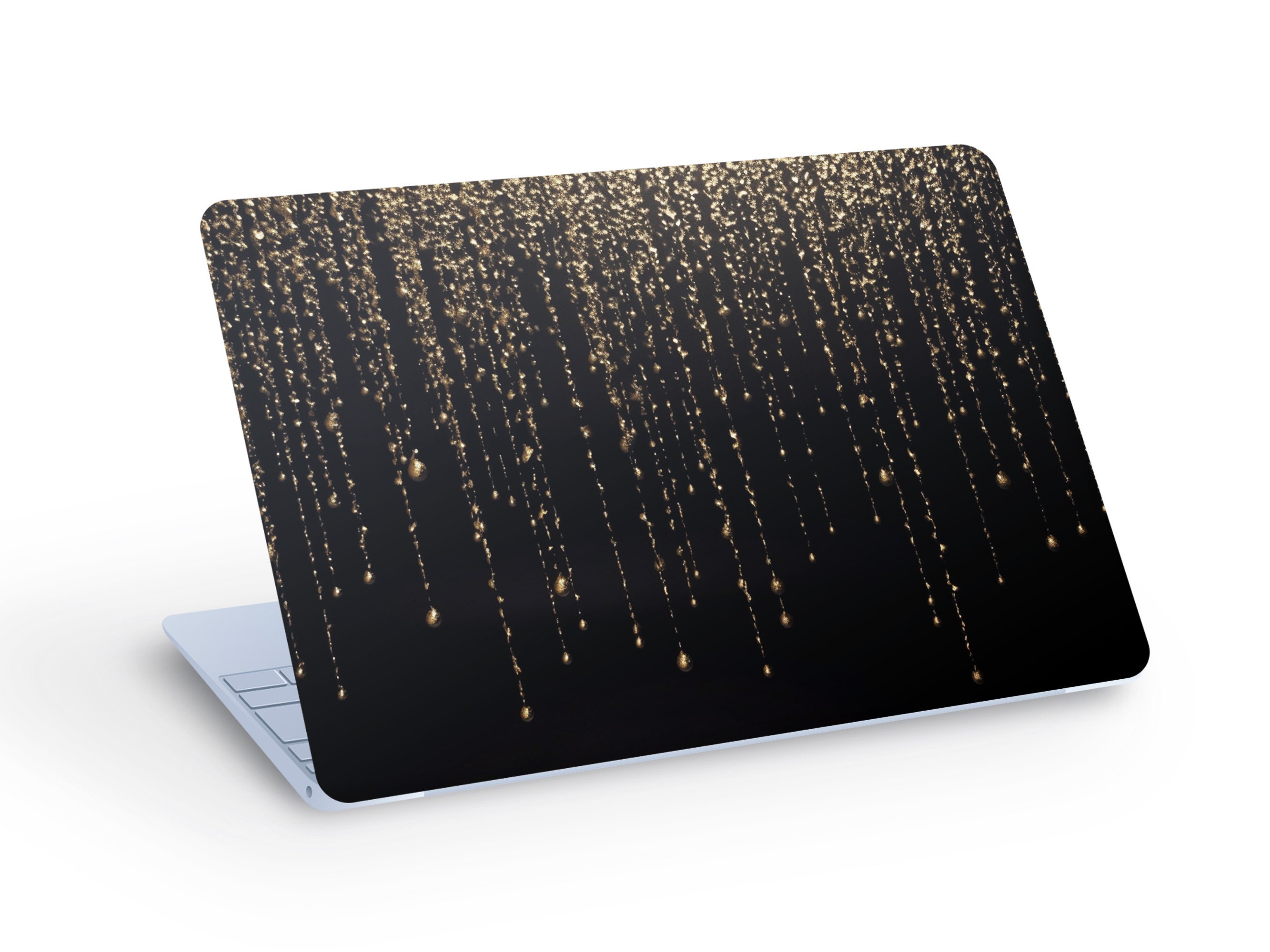 Navy Blue Glitter Simulated Look | Laptop Skin