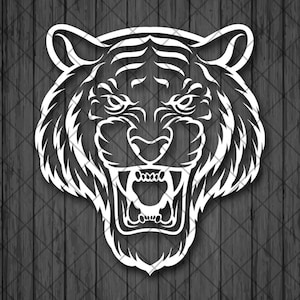 TIGER vinyl sticker sticker, sticker boze TIGER, sticker TIGER vrachtwagen, sticker tijger auto, sticker tijger kap, sticker tijger, muur sticker tijger, sticker offroad auto&#39;s