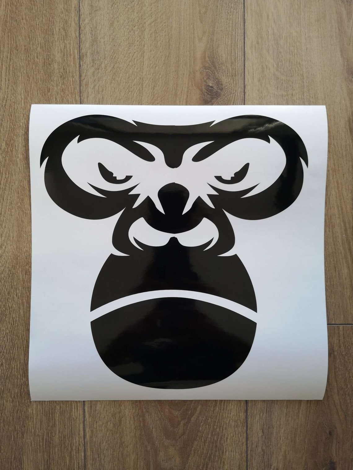 Angry Monkey Vinyl Decal Sticker 4x4 Trucks Cars Vinyl Decal Etsy