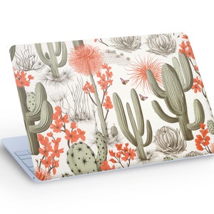 Schöner KAKTESEN LAPTOP SKIN Aufkleber Aufkleber, Bunte Kakteen Einzigartige Laptop Haut Aufkleber - Benutzerdefinierte Größe