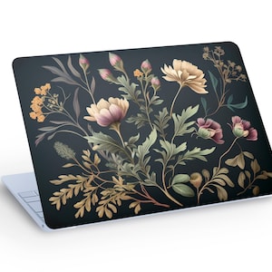 Inheemse bloemen Laptop Skin, Macbook Skin, Laptop Skin sticker sticker - aangepast formaat