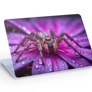SPIDER LAPTOP SKIN Decal Sticker, Macbook Skin, Spider Laptop Skin Decal - Aangepast formaat