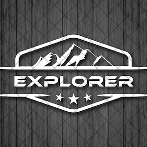 Mountain EXPLORER 4x4 Off Road Vinyl Calcomanía, Pegatina 4x4, calcomanía OFF ROAD, calcomanía Explorer, calcomanía para coches de aventura, calcomanía para coche todoterreno