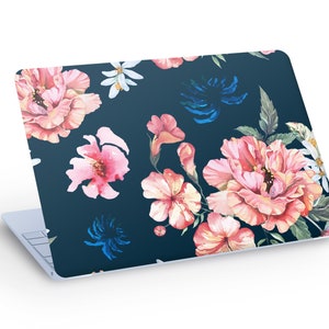 Sticker autocollant pivoine pour ordinateur portable, sticker pour ordinateur portable pivoine fleurs plantes - dimension personnalisée