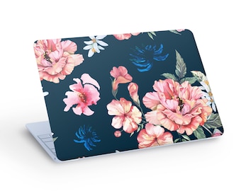 PEONY LAPTOP SKIN Decal Sticker, Peony Flowers Plants Laptop Skin Decal - Custom Size