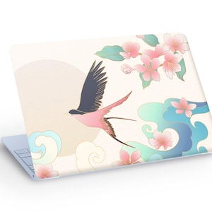 Sticker autocollant pour ordinateur portable hirondelle, sticker pour ordinateur portable hirondelle - dimension personnalisée