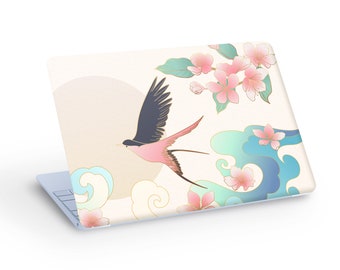 SWALLOW Bird LAPTOP SKIN Decal Sticker, Swallow Bird Laptop Skin Decal - Custom Size