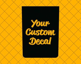 Custom Truck Hood Vinyl Decal Sticker, CUSTOM TJ / JL / Jk / JkU Hood Decal, Custom Car Hood Vinyl Decal Sticker