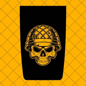 Military SKULL Truck Hood Vinyl Aufkleber, Skull TJ / LJ / Jk / JkU Kapuzenaufkleber, Military Skull Auto Kapuze Vinyl Aufkleber