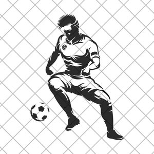 Soccer Player Wall Decal, Soccer Player Wall Sticker, Soccer Wall Decor, Football Player Wall decal, Football Wall Decal,Soccer wall Sticker