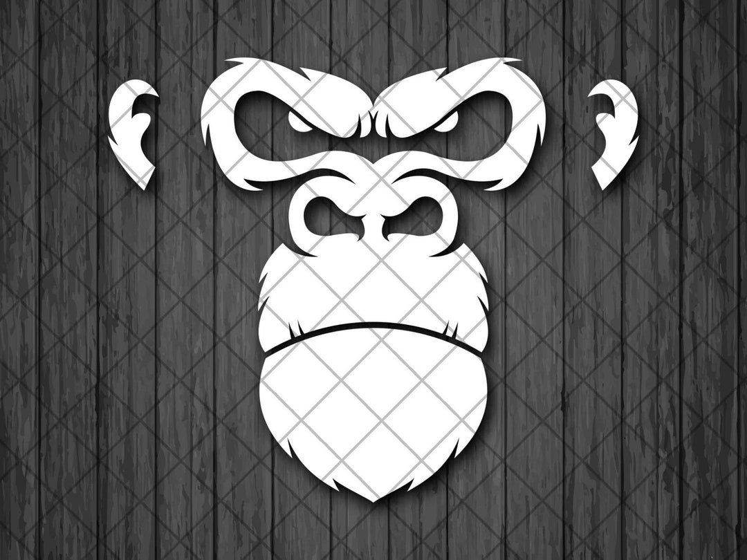 Angry Monkey Vinyl Decal Sticker 4x4 Trucks Cars Vinyl Decal Etsy