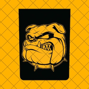 Mad Dog Truck Hood Vinyl Decal Sticker, Angry Bulldog TJ / JL / JK / JkU Hood Decal, Bulldog Car Hood Vinyl Decal Sticker