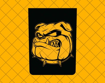 Mad Dog Truck Hood Vinyl Decal Sticker, Angry Bulldog TJ / JL / JK / JkU Hood Decal, Bulldog Car Hood Vinyl Decal Sticker