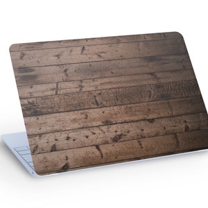 Old WOOD Planks LAPTOP SKIN Calcomanía pegatina, tablones de madera Laptop Skin Calcomanía - Tamaño personalizado