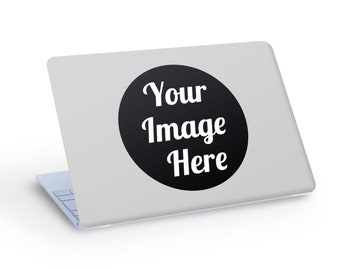 CUSTOM LAPTOP SKIN Decal Sticker With Your Image, Laptop Skin Decal - Custom Size
