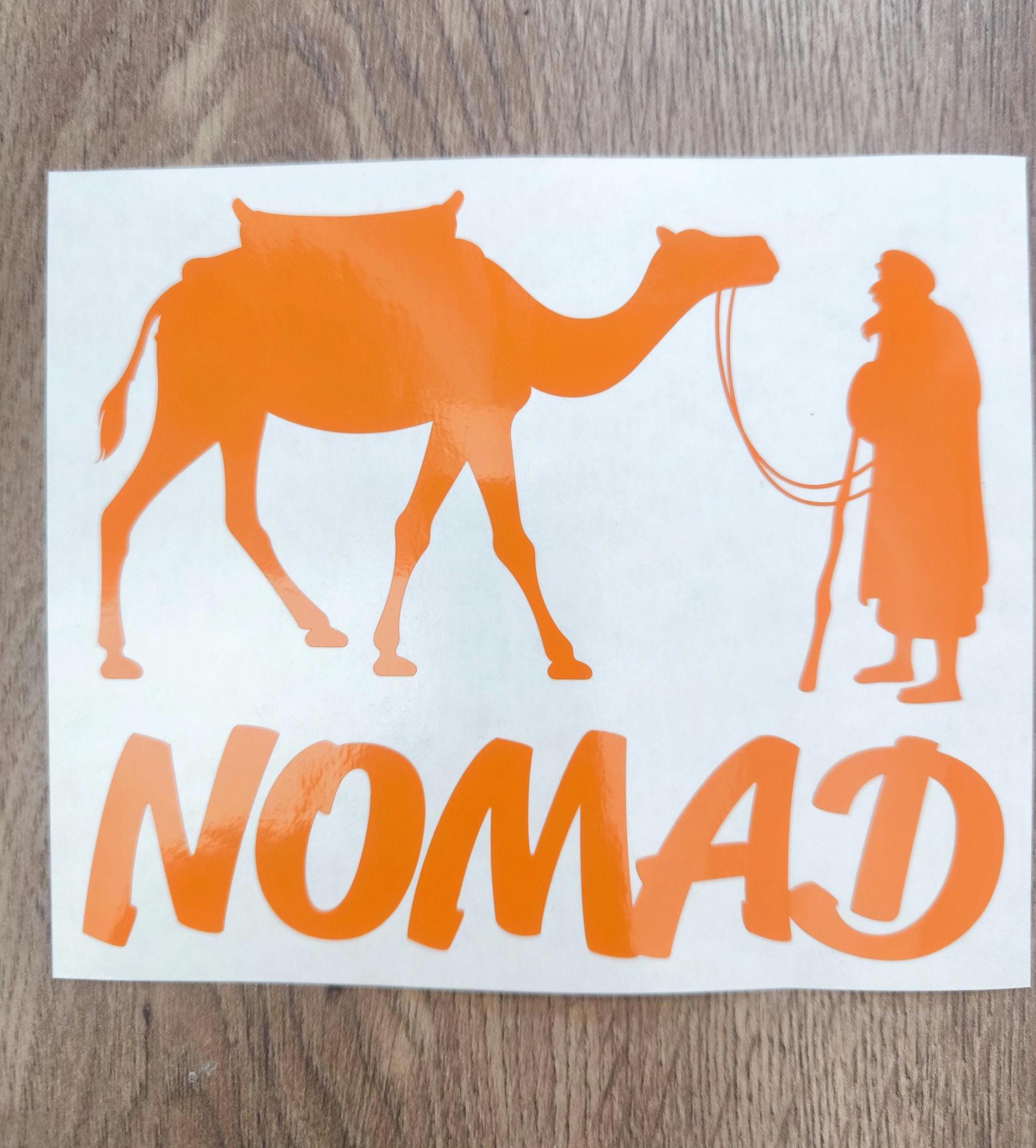 NOMAD Vinyl Decal Sticker, Nomad Sahara Decal, SAHARA Desert Camel ...