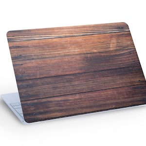 WOOD Planks LAPTOP SKIN Calcomanía, Calcomanía de madera para computadora portátil - Tamaño personalizado